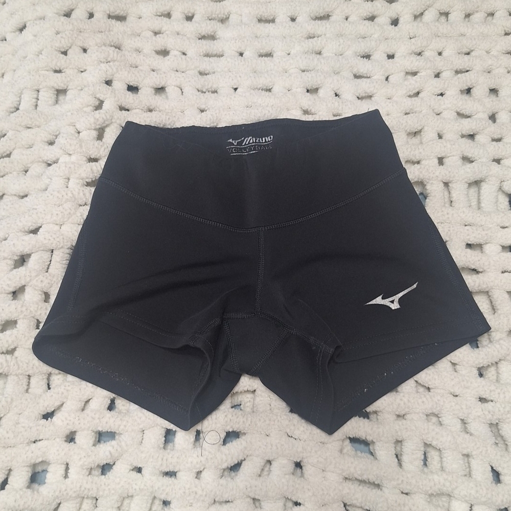 Mizuno Black Athletic Compression Shorts